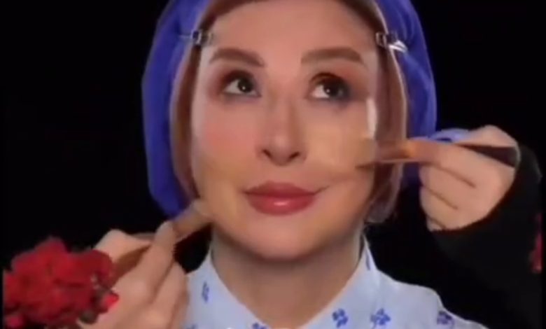 نگاه روز | مراحل گریم مرجانه گلچین به سبک مادربزرگِ مجموعه خاطره انگیز خونه مادربزرگه نگاه روز | مراحل گریم مرجانه گلچین به سبک مادربزرگِ مجموعه خاطره انگیز خونه مادربزرگه