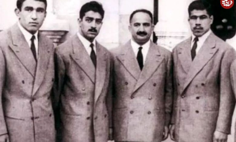 تاریخ وبگردی ؛ «فردین و تختی» در دورهمی تیم ملی کشتی؛ دهه 40 (عکس) «فردین و تختی» در دورهمی تیم ملی کشتی؛ دهه 40