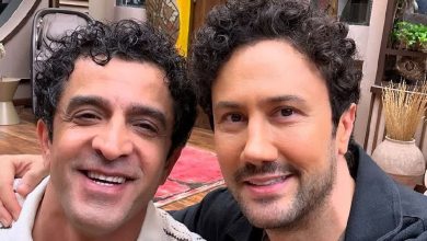 نگاه روز |قابی زیبا از شاهرخ استخری و مجید یاسر در پشت صحنه جوکر به سبک کارتونی