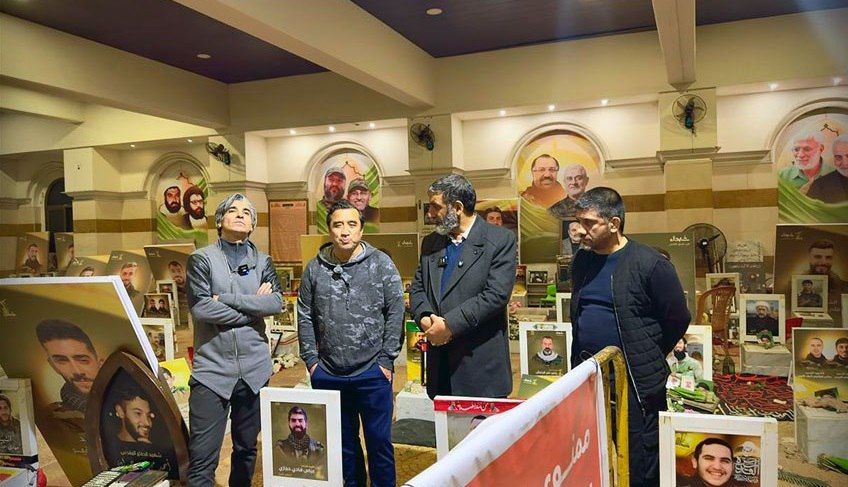 نگاه روز | نگاهی به حضور خداداد عزیزی، وحید شمسایی و علیرضا دبیر در لبنان ؛ مزار شهدای ضاحیه