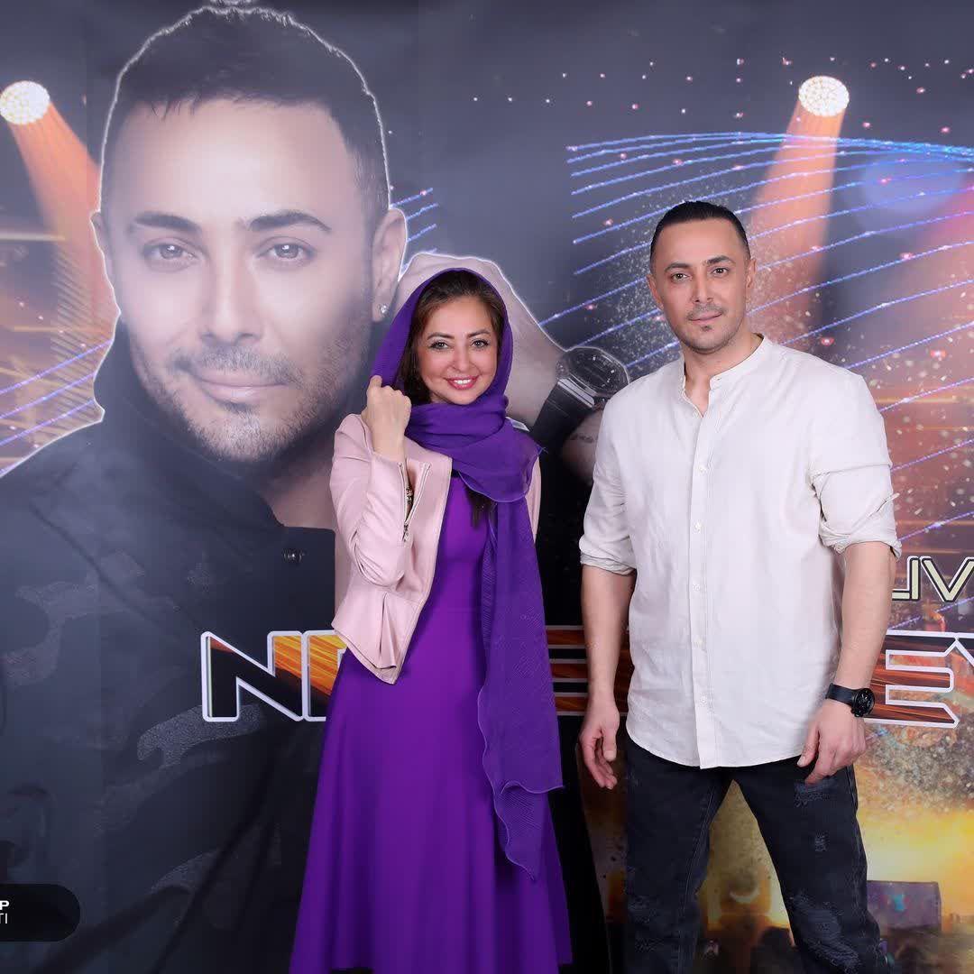 عکس امروز | تصویری از نفیسه روشن در کنسرت ناصر زینلی