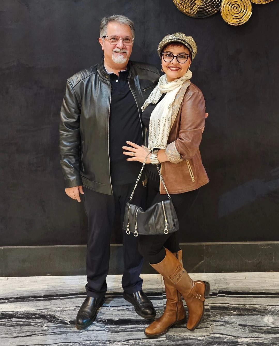 ‎نگاه روز |تصویری عاشقانه از آناهیتا همتی در کنار همسرش