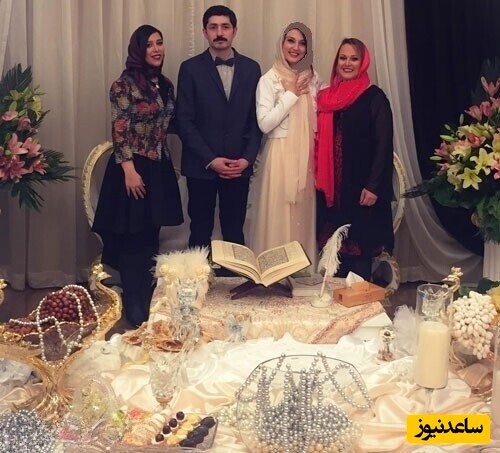 زمان وبگردی | سفره عقد مدرن و ایرانی پسند حدیث میرامینی، بازیگر جوکر با آینه شمعدون لوکس و گل آرایی زیبا زمان وبگردی | سفره عقد مدرن و ایرانی پسند حدیث میرامینی، بازیگر جوکر با آینه شمعدون لوکس و گل آرایی زیبا