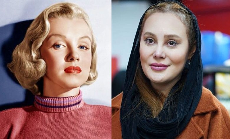 نگاه روز |شباهت باورنکردنی آرام جعفری به مرلین مونرو با گریم جدیدش
