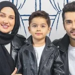 پخش زنده تصاویر |جذاب و زیبا از ساعد سهیلی و گلوریا هاردی «بازیگر سریال کیمیا » به اتفاق پسرش