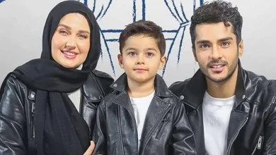 عکس داغ امروز | جذاب و زیبا از ساعد سهیلی و گلوریا هاردی «بازیگر سریال کیمیا » به اتفاق پسرش