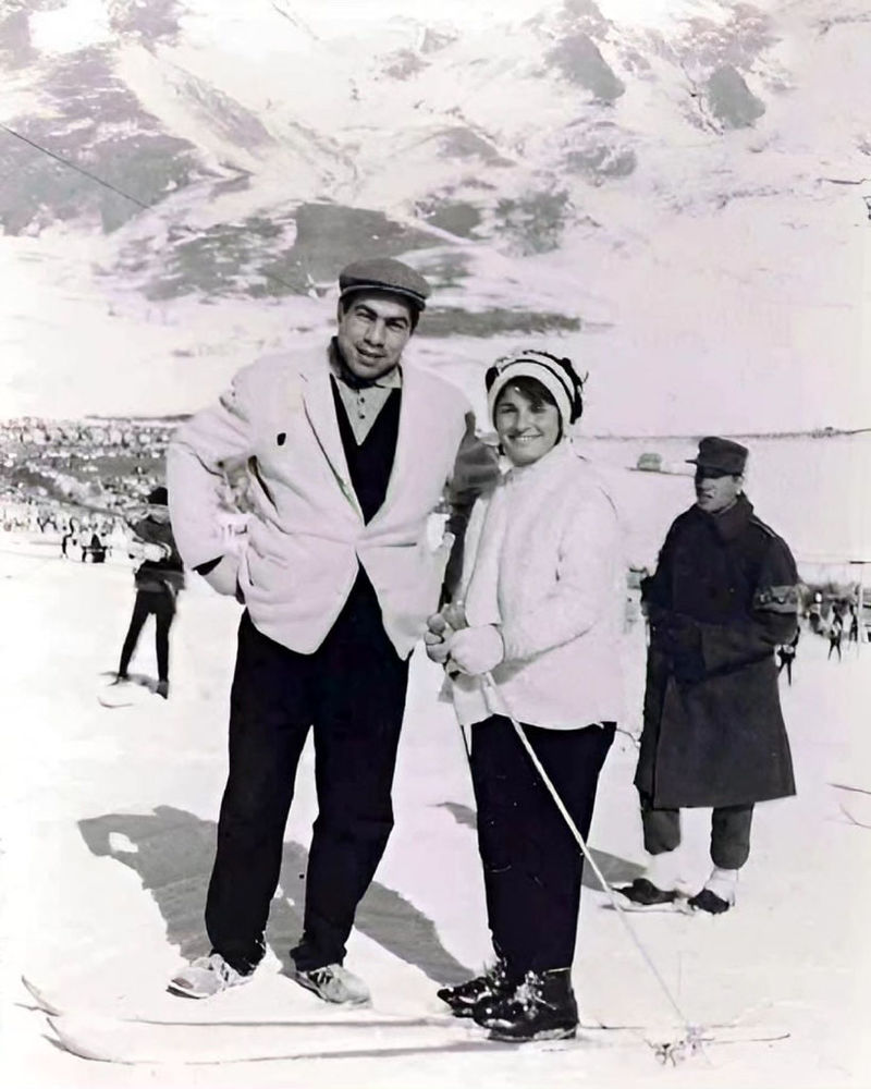 عکس داغ امروز | تیپ متفاوت «غلامرضا تختی» در پیست اسکی آبعلی؛ دهه 50 خورشیدی