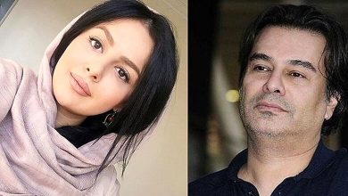 عکس داغ امروز | سلفی جدید پیمان قاسم خانی و همسر خوش خنده اش