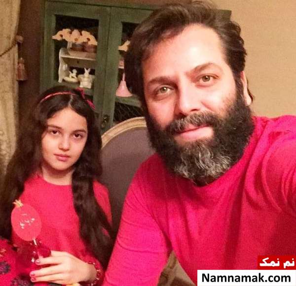 عکس امروز | امیر رضا دلاوری همراه دختر زیبایش با تم یلدا