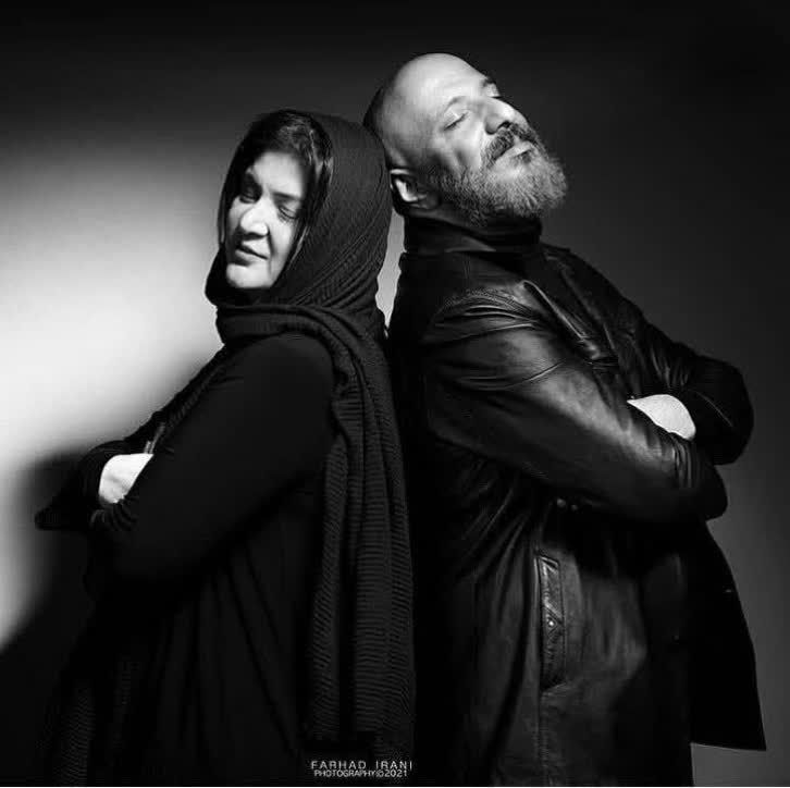 نگاه روز | قابی عاشقانه از امیر جعفری در کنار همسرش ریما رامین فر