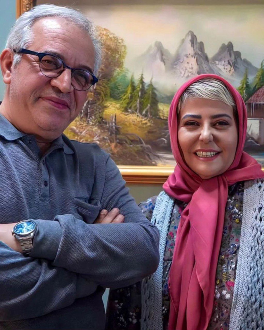 نگاه روز | تصویری از تغییر چهره رابعه اسکویی در۵۷سالگی