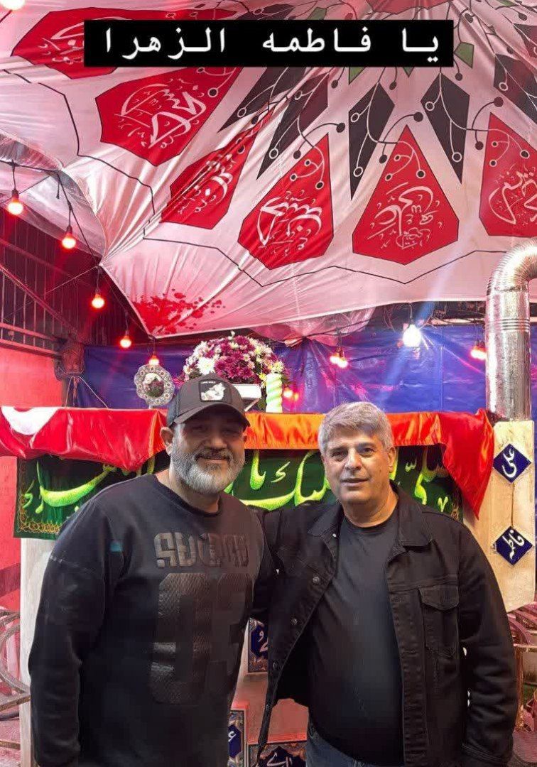 عکس امروز | تصویری کمتر دیده شده از حضور مهران غفوریان در هیئت ایام فاطمیه