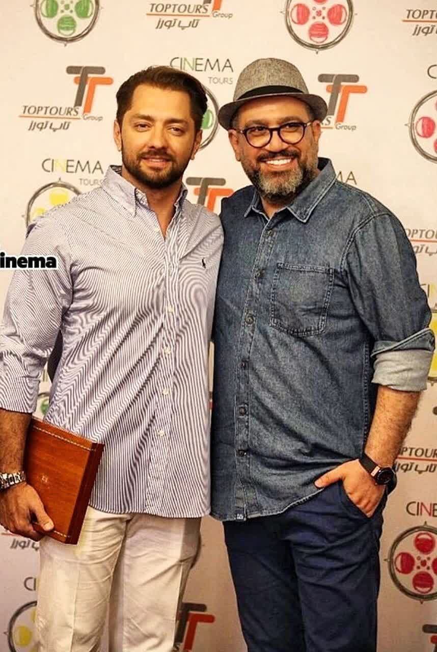 تاریخ وبگردی |قابی زیبا از رضا رشیدپور در کنار بهرام رادان