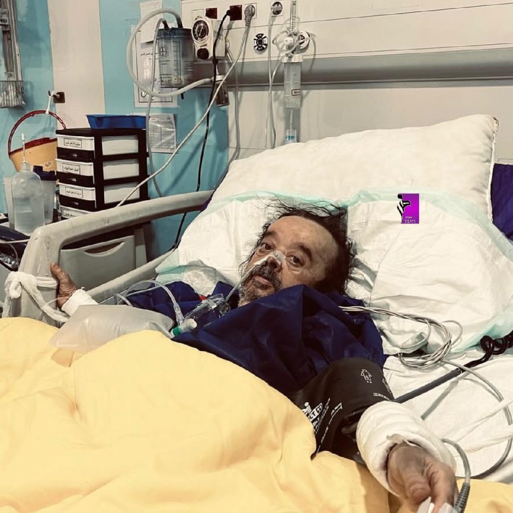 عکس امروز | صحنه ای غم‌انگیز از اسدلله یکتا روی تخت بیمارستان