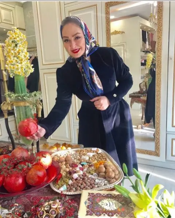 نگاه روز |الهام حمیدی با یک میکاپ منحصربفرد