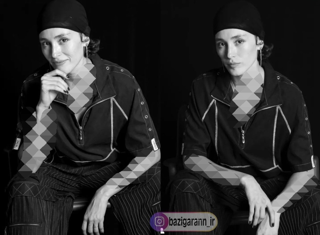 عکس داغ امروز | تیپ و استایل خاص فرشته حسینی همسر نوید محمدزاده