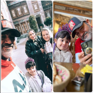 نگاه روز |مهران غفوریان در کنار مادر و دخترش نگاه روز |مهران غفوریان در کنار مادر و دخترش