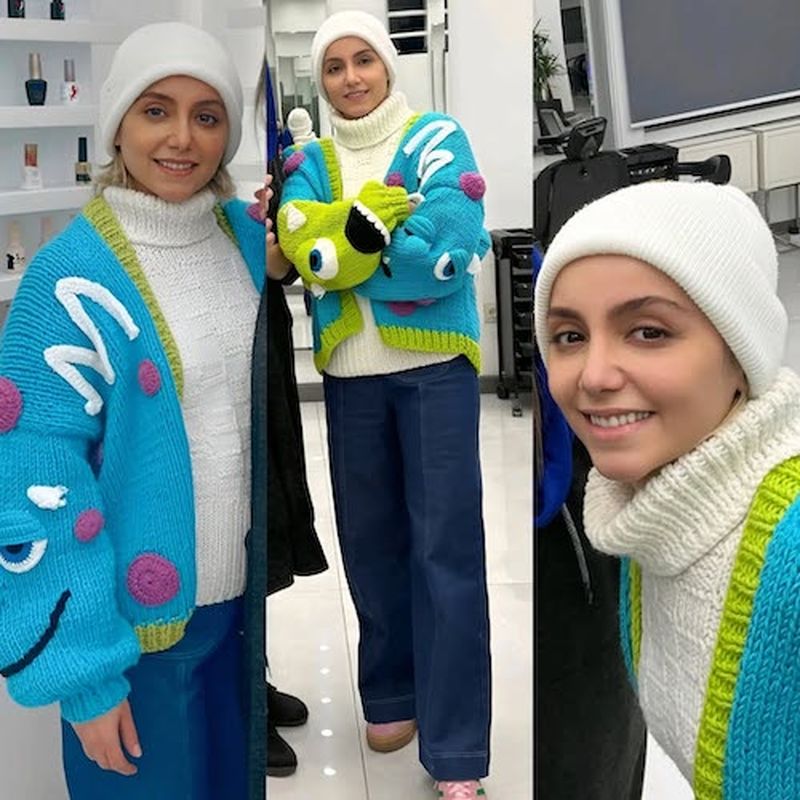 نگاه روز |نگاهی به تصویر کارتونی نازنین بیاتی که شبیه دختر کوچولوها شده