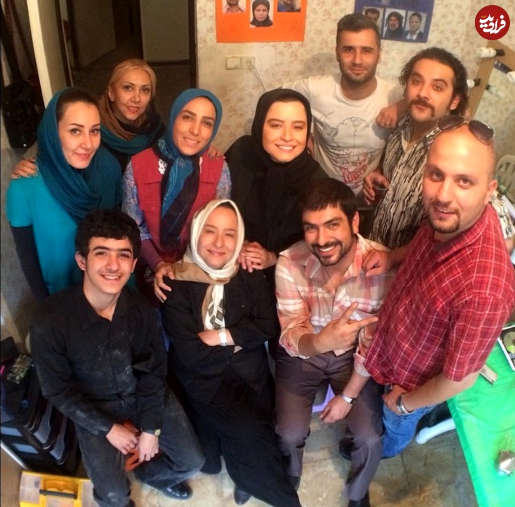 0-1 زمان وبگردی ؛ «کیوان، کیمیا، نرگس و پیمان» در پشت صحنه سریال «کیمیا» سال 1394