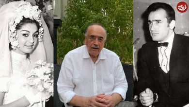 (عکس) قابی از تاریخ؛ «پوری بنایی» در مراسم عروسی «فائقه آتشین»؛ سال 46