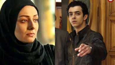 (عکس) «علی شادمان و ویدا جوان» در پشت صحنه سریال «ماه و پلنگ»؛ سال 95