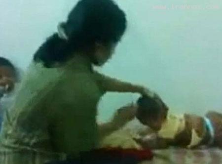 جنجال بر سر کلیپ کتک زدن دختری 10 ماهه جنجال بر سر کلیپ کتک زدن دختری 10 ماهه