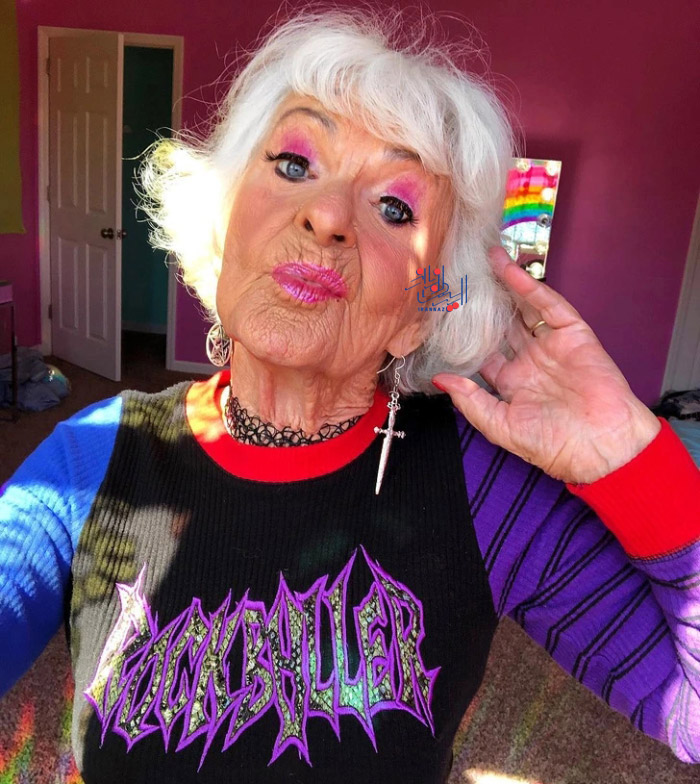 171568038662435-irannaz-com شیک ترین مادربزرگ دنیا با 95 سال سن و فعال مدلینگ