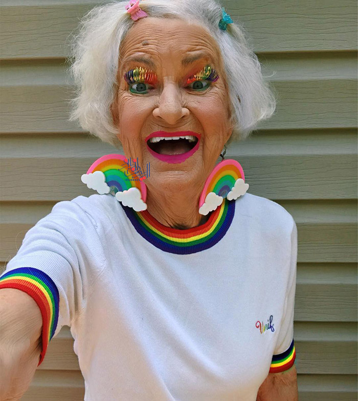 171568039230375-irannaz-com او پیری را به چالش کشید ، زن مدل 95 ساله؛ شیک ترین مادربزرگ دنیا