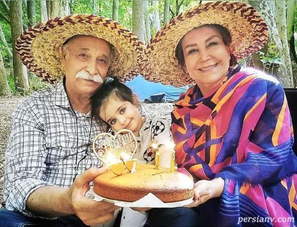 محمود پاک نیت و نوه زیبایش محمود پاک نیت و نوه زیبایش