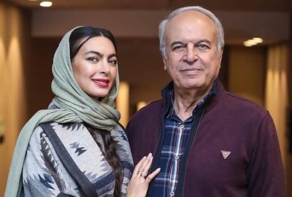 غلامرضا نیکخواه با همسرش