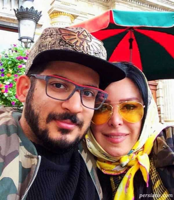 سلفی جدید فلور نظری و پسرش سلفی جدید فلور نظری