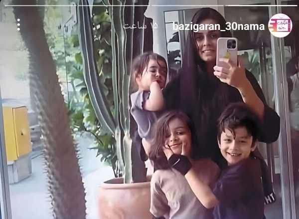 شایلی محمودی و فرزندانش