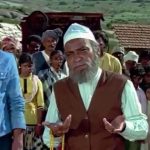 عکس؛ سفر در زمان؛ ظاهر «آقا میرزا در فیلم هندی شعله» در 97 سالگی؛ سال 1389
