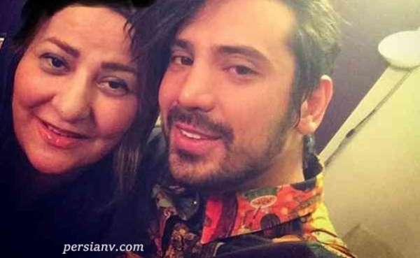 امیرعباس گلاب و مادرش