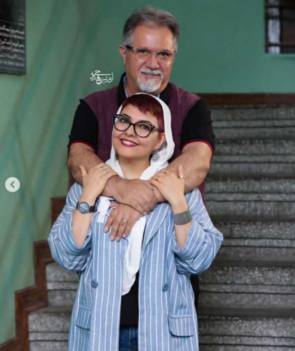آناهیتا همتی با همسرش