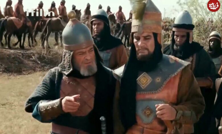 چهره ها در زمان؛ «مصعب و شمر» سریال مختار در یک جشن تولد؛ سال 1403 عکس؛ سفر در زمان؛ «مصعب و شمر» سریال مختار در یک جشن تولد؛ سال 1403