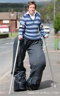 هیکل بسیار عجیب و باورنکردنی زن 32 ساله! +عکس هیکل بسیار عجیب و باورنکردنی زن 32 ساله! +عکس