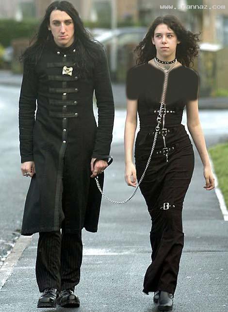 دختری عجیب که مانند سگ ها زندگی میکند! +عکس