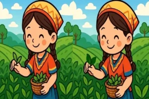 بازی فکری؛ فقط چشم های عقابی و تیزبین 3 تا تفاوت تصویر دخترک روستایی رو پیدا میکنه