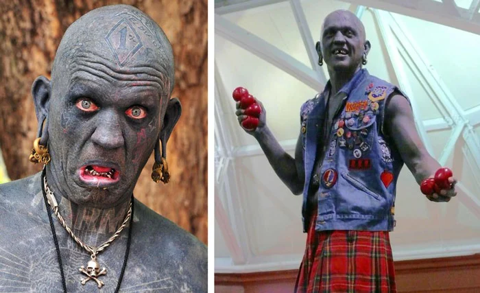 174202045412009-irannaz-com وقتی به طور کامل بدن خود را تتو کردید زندگی چگونه است؟ ، این مرد بیشترین تتو جهان را روی بدن خود دارد!!