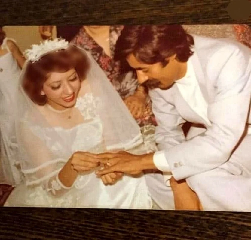 قاب روز ؛ عکس قدیمی عروسی خسرو شکیبایی در سال 1348 قاب روز ؛ عکس قدیمی عروسی خسرو شکیبایی در سال 1348