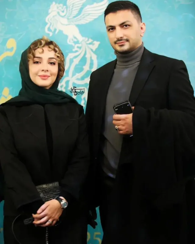 🔥تاریخ وبگردی | المیرا دهقانی در یک مراسم خاص کنار همسرش 