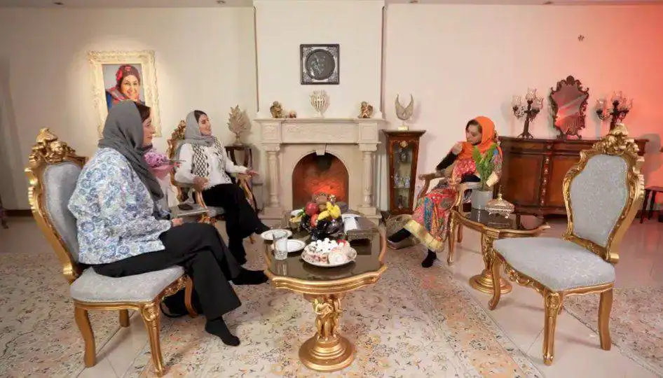 عکس جدید | دکوراسیون منزل بهنوش بختیاری در شام ایرانی 