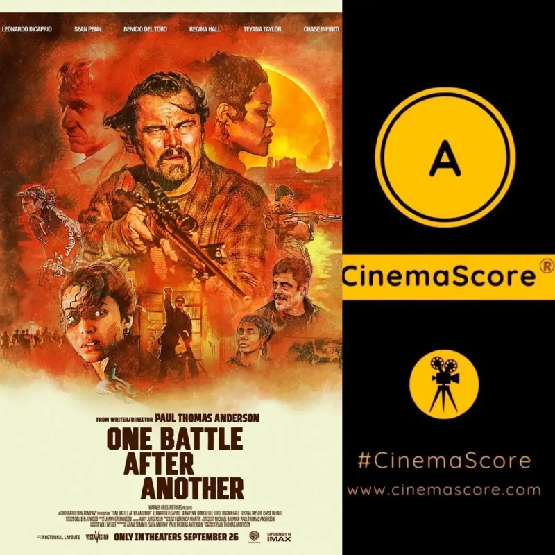 قاب روز | فیلم One Battle After Another امتیاز A را از CinemaScore دریافت کرد قاب روز | فیلم One Battle After Another امتیاز A را از CinemaScore دریافت کرد