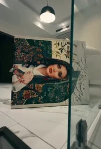 نگاه روز | نقاشی ایرانی و سنتی از چهره مریم معصومی