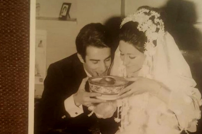 قاب روز ؛ عکس قدیمی جوانی مریم امیرجلالی در لباس عروسی قاب روز ؛ عکس قدیمی جوانی مریم امیرجلالی در لباس عروسی