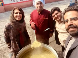 نگاه روز | عکس «رسول، عمو کریم و هادی» در پشت صحنه سریال بچه مهندس 3