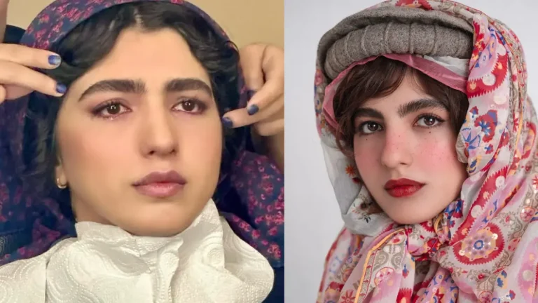 تاریخ وبگردی | تغییر چهره بنفشه ریاضی بازیگر سریال تاسیان