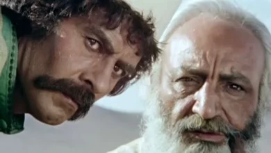 تاریخ وبگردی | عکس خسرو شکیبایی در نقش مرادبیگ پشت‌صحنه سریال روزی روزگاری