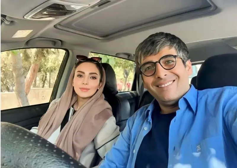 قاب روز | عکس «مرضیه» بچه مهندس در کنار حمید گودرزی در پشتصحنه سریال غریبه قاب روز | عکس «مرضیه» بچه مهندس در کنار حمید گودرزی در پشتصحنه سریال غریبه